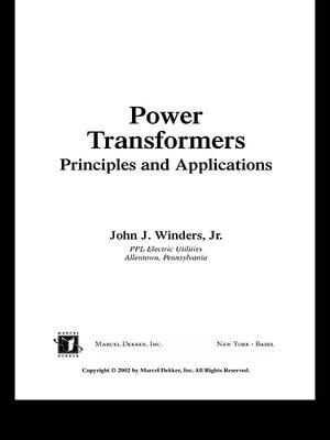 cover image of Power Transformers